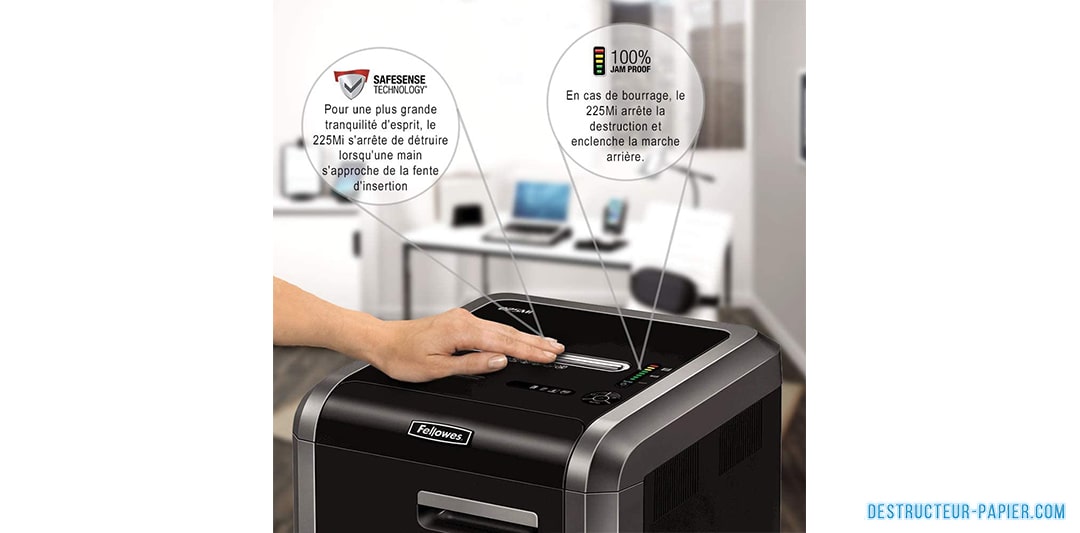 ▷ Test du destructeur de documents Fellowes 225Mi